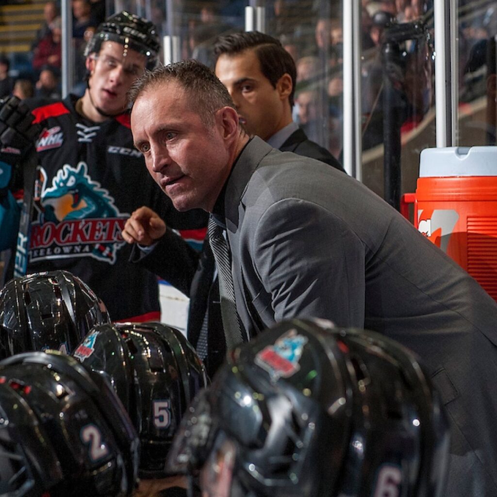 Jason Smith as coach of the Kelowna Rockets