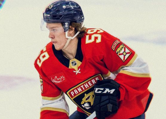 Gracyn Sawchyn with the Florida Panthers